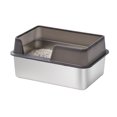 thumbnail image 4 of Cat Litter Box with High Enclosed Side,Stainless Steel Litter Box Stainless Steel Litter Box Enclosed Stainless Steel Large Cat Litter Box XL Litter Box for Multiple Cats, 4 of 7
