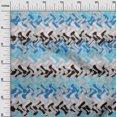 thumbnail image 3 of oneOone Velvet Light Blue Fabric Geometric Craft Projects Decor Fabric Printed By The Yard 58 Inch Wide-1R, 3 of 5