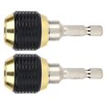 thumbnail image 2 of Screwdriver Bit Holder, Drill Chuck Adapter, Portable Anti-Impact Comfortable Grip For Easy To Install And Disassemble Electric Hand Drill, 2 of 8