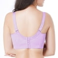thumbnail image 4 of B91xZ Womens Double Support Wireless Bra Cotton Unlined Underwire Bra,C 36/80C, 4 of 5