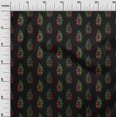 thumbnail image 2 of oneOone Viscose Chiffon Fabric Leaves & Floral Block Print Sewing Fabric BTY 42 Inch Wide, 2 of 4