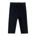 thumbnail image 1 of AherBiu Baby Girl Shorts Stretch High Waisted Toddler Biker Pants Basic Solid Color Knee Length Shorts, 1 of 6