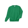 thumbnail image 1 of Hanes ComfortBlend EcoSmart Boy`s Crewneck Sweatshirt, S, Kelly Green, 1 of 3
