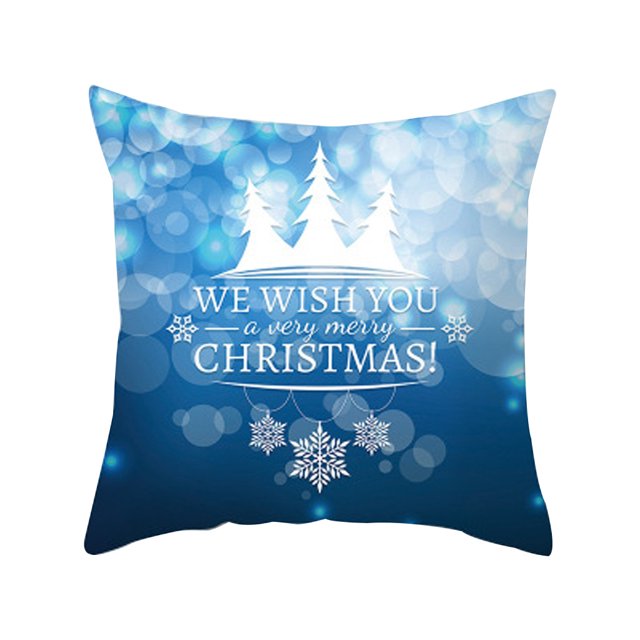 Housse de Coussin Décorative de Noël