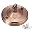 thumbnail image 3 of Milaget Ceiling Rose Hook Plate Ceiling Lamp Bases Living Room Chandelier Part Lamp Base red bronze, 3 of 7
