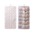 thumbnail image 1 of Pompotops Non-woven Double-sided Storage Bag Washable Wardrobe Multi-pocket Bra Hanging Bag Door Rear Socks Storage Bag Clearance, 1 of 5