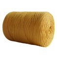 thumbnail image 1 of Fil à Tricoter Macramé Crochet Tapis Couverture Coussin Doux Fil Spaghetti Jaune, 1 of 8
