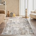 thumbnail image 2 of x Area Rug Living Room Rugs Washable Neutral Modern Abstract Soft Thin Large Rug Indoor Floor No Slip Rug Carpet for Bedroom Under Dining Table Home Office Decor Grey, 2 of 9