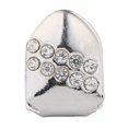 thumbnail image 1 of Ensemble de Capuchons pour Gril à Dents Simples, Couvercle Décoratif pour Gril Inférieur, Dents Supérieures en Strass pour Gril, 1 of 10