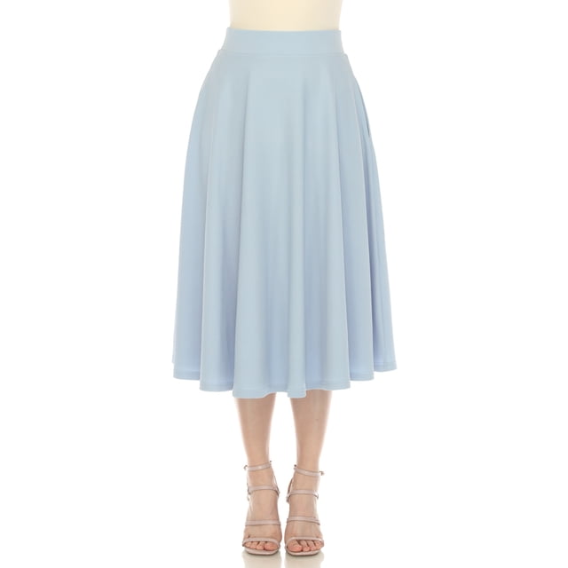 White Mark Jupe Midi Évasée Tasmin pour Femmes