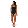 thumbnail image 4 of Speedo Maillot de Bain une Pièce pour Femmes Endurance+ Débardeur Froncé avec Bretelles Réglables - Anthracite, Taille : 10, 4 of 4