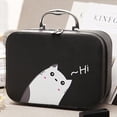thumbnail image 3 of relayinert Multifunctional Cartoon Portable Travel High Capacity Double Layer Makeup Cosmetics Case Box, 3 of 9