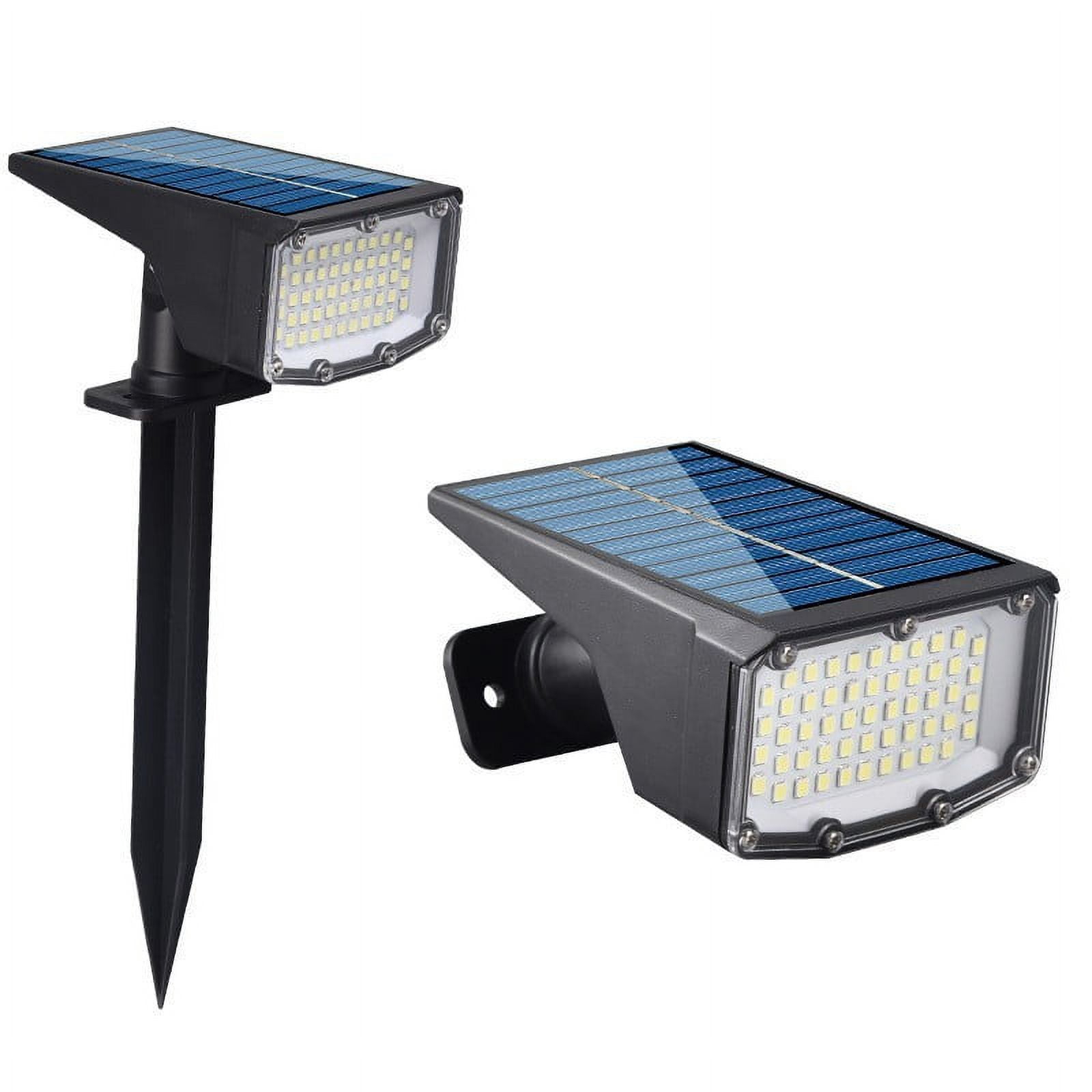 TopLLC Solar Lights Outdoor LED Outdoor Solar Lights Land-scape Spotlights Garden Lights Wireless Solar Powered Outdoor Lighting For Yard Waterproof Solar Garden Lights
