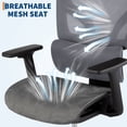 thumbnail image 1 of AKDSteel Ergonomic Mesh Office Chair, High-Back Executive Desk Chair With Adjustable Lumbar Support And 360° Swivel, 1 of 7
