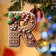 thumbnail image 4 of Rwnbm 26 Letters Christmas Tree Decoration Pendant Christmas Tree Ornaments Personalized DIY Christmas Ornaments Christmas Decoration Xmas Tree Hanging Decor Feature, 4 of 4