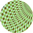 thumbnail image 1 of Ahgly Company Machine Washable Indoor Round Transitional Light Green Area Rugs, 5' Round, 1 of 7