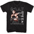 thumbnail image 1 of Muhammad Ali T-Shirt Noir « Goat Champion », 1 of 2