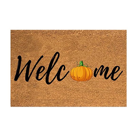TIELUTT Fall Thanksgiving Decorative Door Mat Farmhouse Happy Fall Yall Doormat Autumn Plaid Doormats Non A Big Blanket Couch Blankets Carpet Bedroom Furry Carpets for Bedrooms Throw on Blanket
