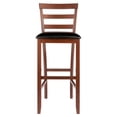 thumbnail image 4 of Simone 2Pc Ladder-back Bar Stool Set, 4 of 9