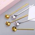 thumbnail image 4 of Unique Bargains 8Pack 5' Stainless Steel Espresso Spoons Mini Coffee Spoon Teaspoon, Gold, 4 of 4
