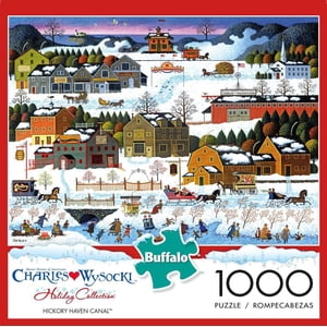 Buffalo Games - Charles Wysocki - Canal Hickory Haven - 1000 Puzzle de puzzle en pièces