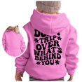 thumbnail image 1 of FAOWME Chandail à Capuchon pour Filles Manches Longues Sweat à Capuche Graphique Mignon Rose 9-10 Ans, 1 of 5