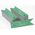 thumbnail image 2 of Inkdotpot Real Silver Foil Made With Love Text Tags Favor Hang Paper Tags 100 Pieces, 2 of 6