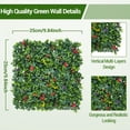 thumbnail image 2 of Multi-Pack Artificial Moss Trellis Panel, Garden Privacy Screen with Artificial Greenery Foliage, Peel and Stick Wall Decoration, Bamboo Fence Screening, Outdoor Garden Fence Screening 50*50CM B, 2 of 9