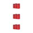 thumbnail image 4 of VONKY Scratch-proof And Tear-resistant Bag For Moving And Traveling Exquisite Craft Bag Large Capacity red-105L 3Set, 4 of 6