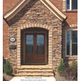 thumbnail image 2 of PRO-DF Classic Aluminum Address Plaque, 2 of 5
