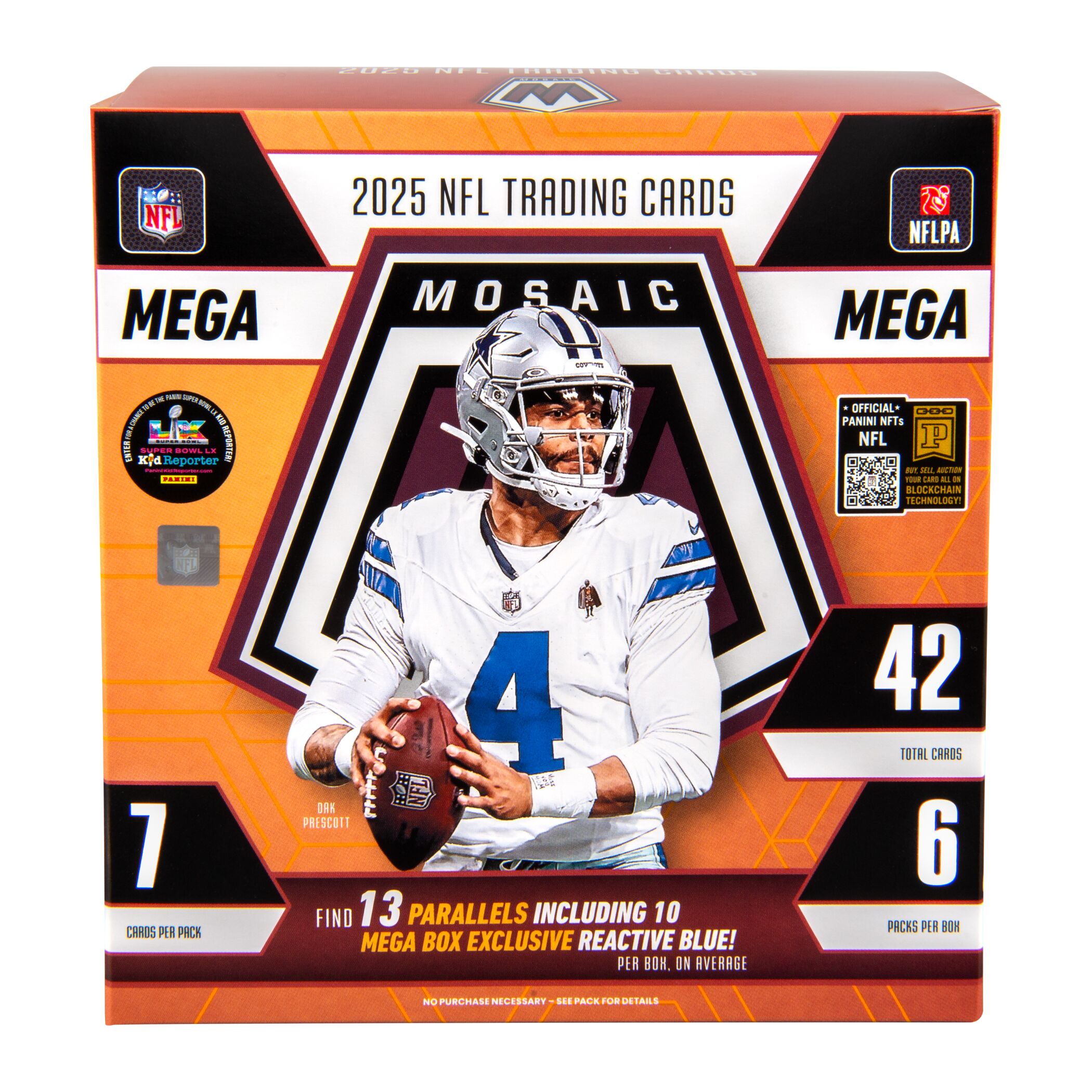 2025 Panini Mosaic Football Trading Cards Mega Box - Walmart.ca