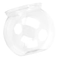 thumbnail image 4 of Mini Fish , Impact  Plastic Plastic Fish Bowl Transparent Gallon Bowl For Desk BookshelfL, 4 of 8