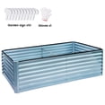 thumbnail image 2 of Noble House Raised Garden Bed, Galvanized Planter Box Stand Outdoor,Herbs, 2 of 5