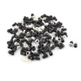 thumbnail image 1 of Unique Bargains 150 Pieces Black Plastic 5mm LED Lamp Light Mounting Holders Panel, 1 of 1