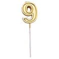 thumbnail image 1 of serony Birthday Cake Digital 0-9 Candle Party Celebration Cupcake Cakes Decorations Topper Home Craft Accessories Gift Number 9, 1 of 6