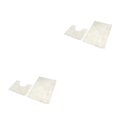 thumbnail image 2 of kurtrusly 1/2/3 Polyester Chenille Rug Carpet With Soft Texture Good Stepping Feeling And Strong Grip Prompt White 50*80+50*50 2PCS, 2 of 6