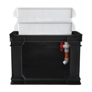 Xuanheng Turtle Tank Convenient Sturdy Tank Turtle Habitat for Small Pets Turtle black m