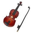 thumbnail image 3 of Miniature Violin Model Kit, Musical Instrument Handicraft Ornament Wooden Miniature Violin Mini With Stand For Christmas, 3 of 8