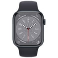 thumbnail image 2 of Refurbished (Good) - Apple Watch Series 8 (GPS + Cellular) 45mm Midnight Aluminum Case with Midnight Sport Band - Medium/Large, 2 of 3