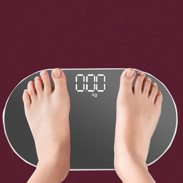 TIMIFIS Scale Weighing Scale Portable Cosmetic Mirror Electronic Scale - Mini Lightweight Electronic Scale-Measurable Body Apartment Essentials