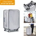 thumbnail image 3 of Chendee Housse de Valise Imperméable/transparente en Pvc Clair, Protecteur de Bagage, 28 Pouces, 3 of 9