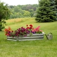 thumbnail image 2 of Sunnydaze Galvanized Rectangle Raised Garden Bed - 4' x 3' x 1' - Silver, 2 of 8