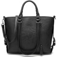 thumbnail image 1 of LinYooLis Sac à Bandoulière Grande Capacité pour Femmes Sac à Main Poignée Supérieure Sac en Cuir PU Sac Rétro, 1 of 6