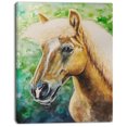 thumbnail image 2 of Large Hafliner Horse - Abstract Canvas Art Print, 2 of 3