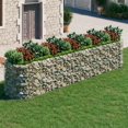 thumbnail image 1 of vidaXL Gabion Raised Bed Galvanised Iron 500x100x100 cm, 1 of 5
