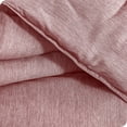thumbnail image 4 of Bare Home Goose Down Alternative Comforter Set - 3 Piece Set - Queen, Heathered Rosewood, 4 of 4