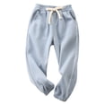thumbnail image 1 of Toddler Boy Girl Sweatpants Athletic Joggers Pants Solid Color Elastic Waist Track Pants Spring Clothes, 1 of 3