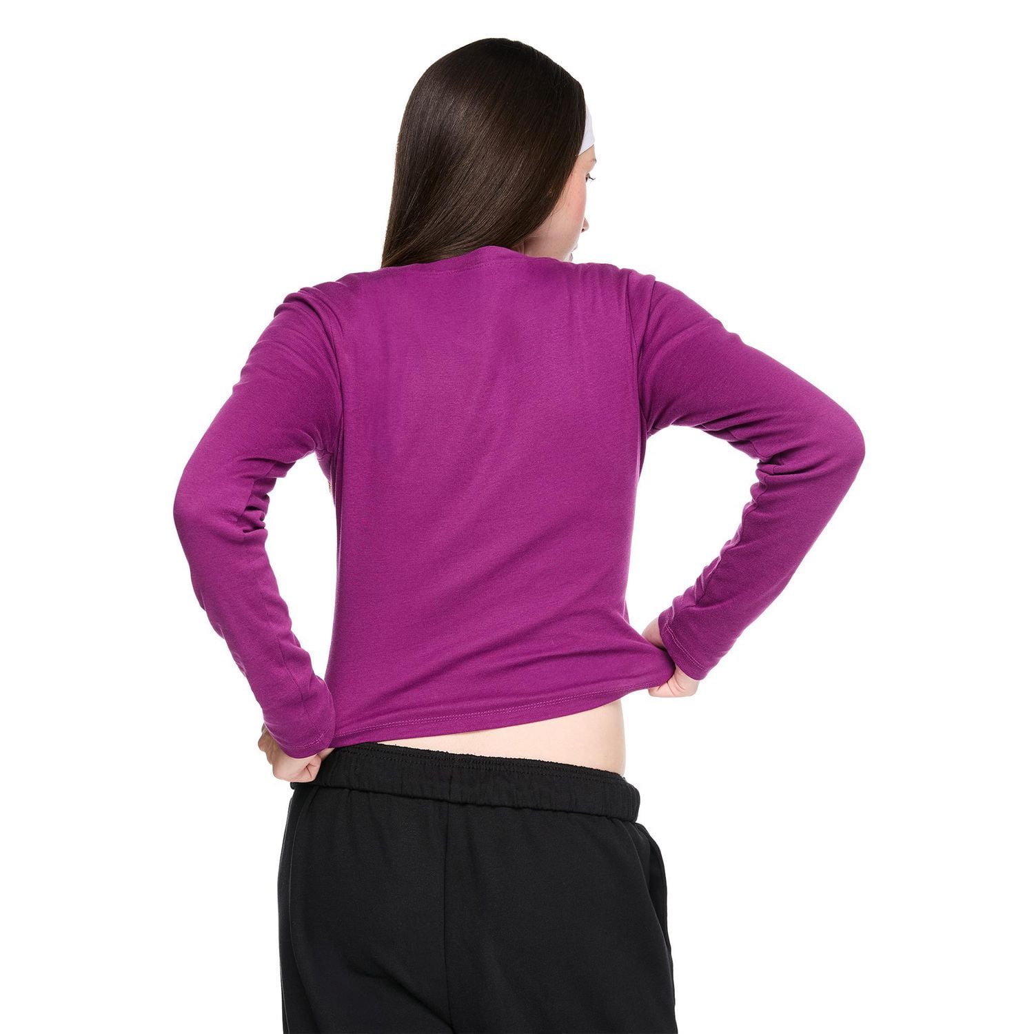 No Boundaries Women's Long-Sleeve Baby T-Shirt
