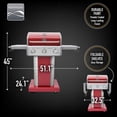 thumbnail image 4 of Kenmore - 3 Burner Pedestal Gas Grill - Red, 4 of 9
