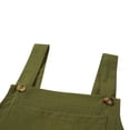 thumbnail image 4 of Wide Leg Overalls for Women Sleeveless Jumpsuits Suspender Overalls with Pockets, 4 of 5